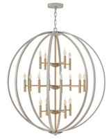 Hinkley - 3464CG - LED Chandelier - Euclid - Cement Gray