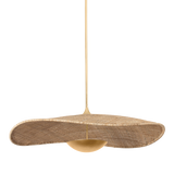 Hudson Valley - 4950-VGL - LED Pendant - Shiloh - Vintage Gold Leaf
