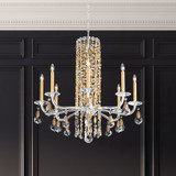 Schonbek - RS83081N-48H - Eight Light Chandelier - Siena - Antique Silver