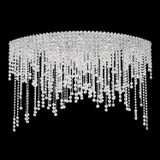 Schonbek - CH4802N-401O - Eight Light Flush Mount - Chantant - Stainless Steel