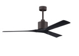 Matthews Fan Company - NK-TB-BK-60 - 60Ceiling Fan - Nan - Textured Bronze