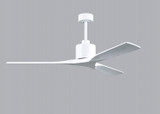 Matthews Fan Company - NK-MWH-MWH-60 - 60Ceiling Fan - Nan - Matte White