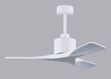 Matthews Fan Company - NK-MWH-MWH-42 - 42Ceiling Fan - Nan - Matte White