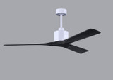 Matthews Fan Company - NK-MWH-BK-60 - 60Ceiling Fan - Nan - Matte White