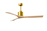 Matthews Fan Company - NK-BRBR-LM-60 - 60Ceiling Fan - Nan - Brushed Brass