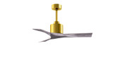 Matthews Fan Company - NK-BRBR-BW-42 - 42Ceiling Fan - Nan - Brushed Brass
