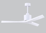 Matthews Fan Company - MW-MWH-MWH-52 - 52Ceiling Fan - Mollywood - Matte White