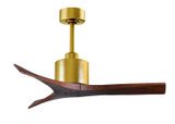 Matthews Fan Company - MW-BRBR-WA-42 - 42Ceiling Fan - Mollywood - Brushed Brass