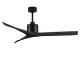 Matthews Fan Company - MW-BK-BK-60 - 60Ceiling Fan - Mollywood - Matte Black