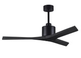 Matthews Fan Company - MW-BK-BK-52 - 52Ceiling Fan - Mollywood - Matte Black