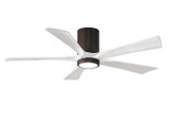 Matthews Fan Company - IR5HLK-TB-MWH-52 - 52Ceiling Fan - Irene-5HLK - Textured Bronze