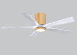Matthews Fan Company - IR5HLK-LM-MWH-52 - 52Ceiling Fan - Irene-5HLK - Light Maple
