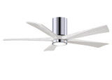 Matthews Fan Company - IR5HLK-CR-MWH-52 - 52Ceiling Fan - Irene-5HLK - Polished Chrome