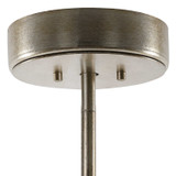 Uttermost - 21544 - Six Light Pendant - Goccia - Antiqued Bright Silver Leaf