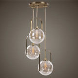 Uttermost - 21541 - Three Light Pendant - Mimas - Antique Brass