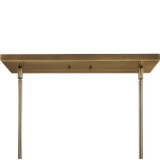 Uttermost - 21346 - Three Light Linear Chandelier - Brookdale - Aged Brass