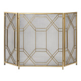 Uttermost - 18707 - Fireplace Screen - Rosen - Antiqued Gold Leaf