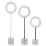 Uttermost - 17871 - Rings, S/3 - Coin Toss - Polished Chrome