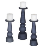 Uttermost - 17779 - Candleholders, S/3 - Cassiopeia - Blue/White