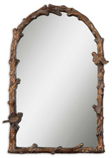Uttermost - 13774 - Mirror - Paza - Antiqued Gold Leaf w/Gray Glaze