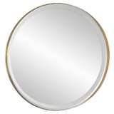 Uttermost - 09947 - Mirror - Crofton - Brushed Brass