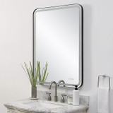 Uttermost - 09946 - Mirror - Crofton - Satin Black