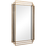 Uttermost - 09688 - Mirror - Amherst - Brushed Gold With Silver Highlights