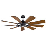 Kichler - 300265DBK - 65"Ceiling Fan - Gentry - Distressed Black