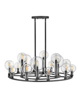 Hinkley - 30529BK - LED Chandelier - Alchemy - Black