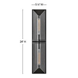 Hinkley - 50712BX - LED Vanity - Astoria - Black Oxide