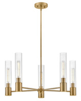 Lark - 85405LCB - LED Chandelier - Shea - Lacquered Brass