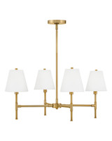 Lark - 83774LCB - LED Chandelier - Beale - Lacquered Brass