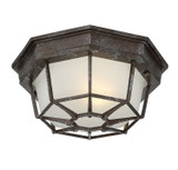 Savoy House - 5-2066-72 - One Light Flush Mount - Exterior Collections - Rustic Bronze