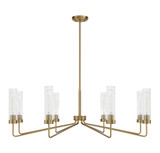 Savoy House - 1-8860-8-322 - Eight Light Chandelier - Baker - Warm Brass