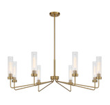 Savoy House - 1-8860-8-322 - Eight Light Chandelier - Baker - Warm Brass