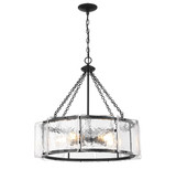 Savoy House - 1-8200-5-89 - Five Light Pendant - Genry - Matte Black
