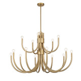 Savoy House - 1-6682-15-127 - 15 Light Chandelier - Sorrento - Noble Brass