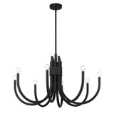 Savoy House - 1-6680-8-89 - Eight Light Chandelier - Sorrento - Matte Black