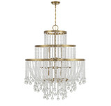 Savoy House - 1-1868-15-322 - 15 Light Chandelier - Luna - Warm Brass