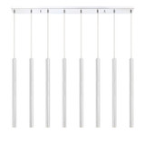Z-Lite - 917MP24-CH-LED-8LCH - LED Linear Chandelier - Forest - Chrome