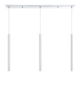 Z-Lite - 917MP24-CH-LED-3LCH - LED Linear Chandelier - Forest - Chrome