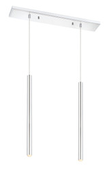 Z-Lite - 917MP24-CH-LED-2LCH - LED Linear Chandelier - Forest - Chrome