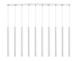 Z-Lite - 917MP24-CH-LED-10LCH - LED Linear Chandelier - Forest - Chrome