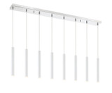 Z-Lite - 917MP12-WH-LED-8LCH - LED Linear Chandelier - Forest - Chrome