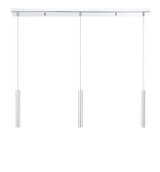 Z-Lite - 917MP12-CH-LED-3LCH - LED Linear Chandelier - Forest - Chrome