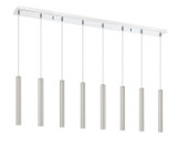 Z-Lite - 917MP12-BN-LED-8LCH - LED Linear Chandelier - Forest - Chrome