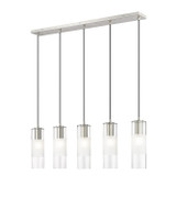 Z-Lite - 824P-5L-BN - Five Light Linear Chandelier - Alton - Brushed Nickel