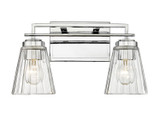 Z-Lite - 823-2V-CH - Two Light Vanity - Lyna - Chrome