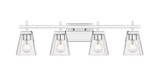 Z-Lite - 819-4V-CH - Four Light Vanity - Lauren - Chrome