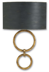 Currey and Company - 5910 - One Light Wall Sconce - Bolebrook - Gold Leaf